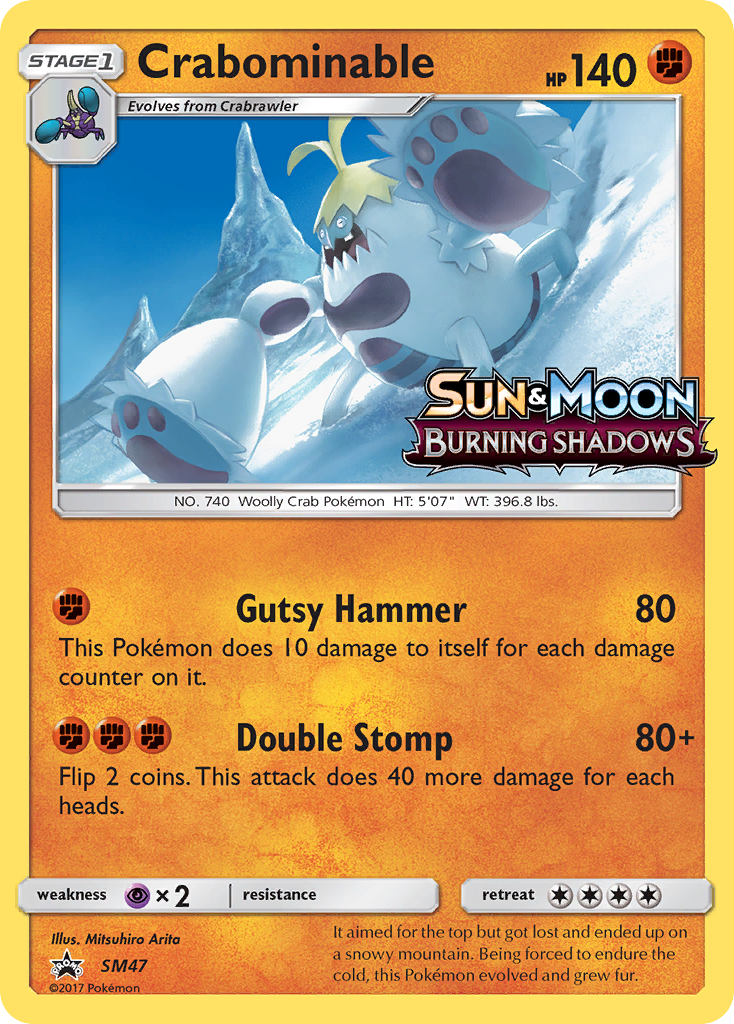 Crabominable (SM47) [Sun & Moon: Black Star Promos] | Eastridge Sports Cards & Games