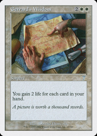 Gerrard's Wisdom [Seventh Edition] | Eastridge Sports Cards & Games