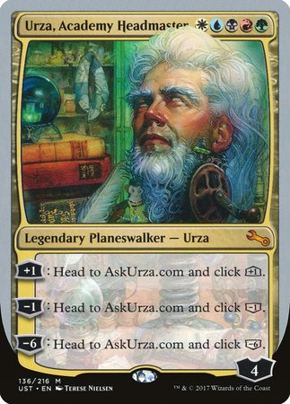Urza, Academy Headmaster [Unstable] | Eastridge Sports Cards & Games