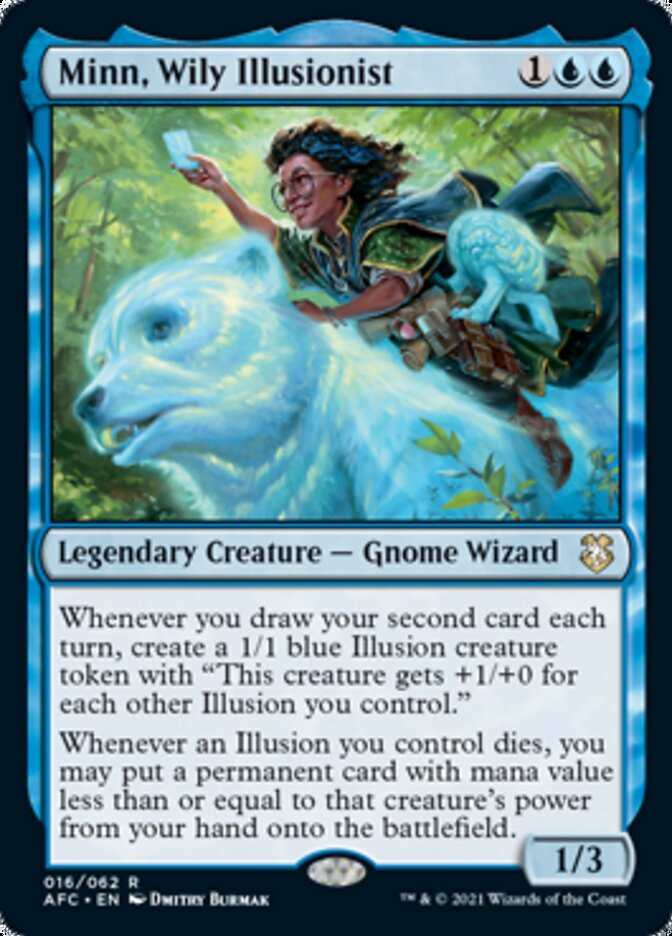 Minn, Wily Illusionist [Dungeons & Dragons: Adventures in the Forgotten Realms Commander] | Eastridge Sports Cards & Games