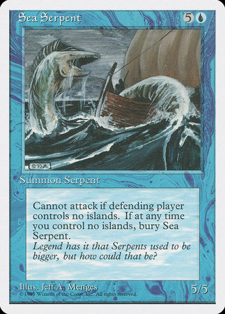 Sea Serpent [Fourth Edition] | Eastridge Sports Cards & Games