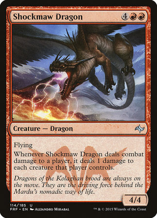 Shockmaw Dragon [Fate Reforged] | Eastridge Sports Cards & Games