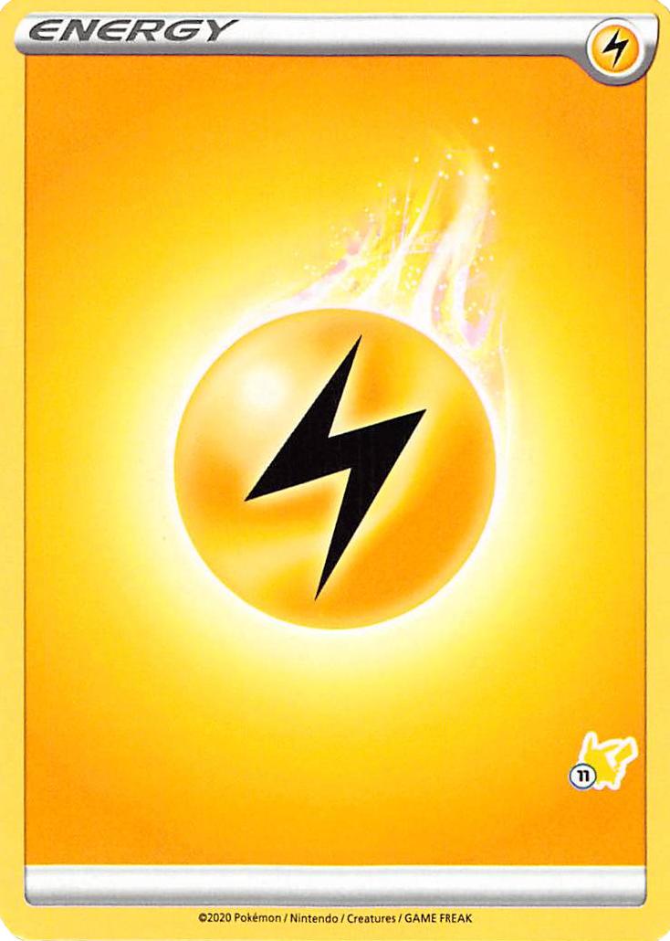 Lightning Energy (Pikachu Stamp #11) [Battle Academy 2022] | Eastridge Sports Cards & Games