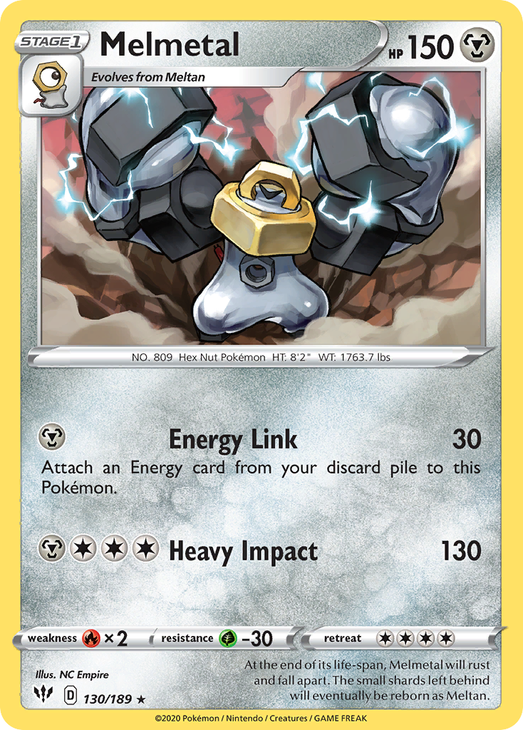 Melmetal (130/189) [Sword & Shield: Darkness Ablaze] | Eastridge Sports Cards & Games