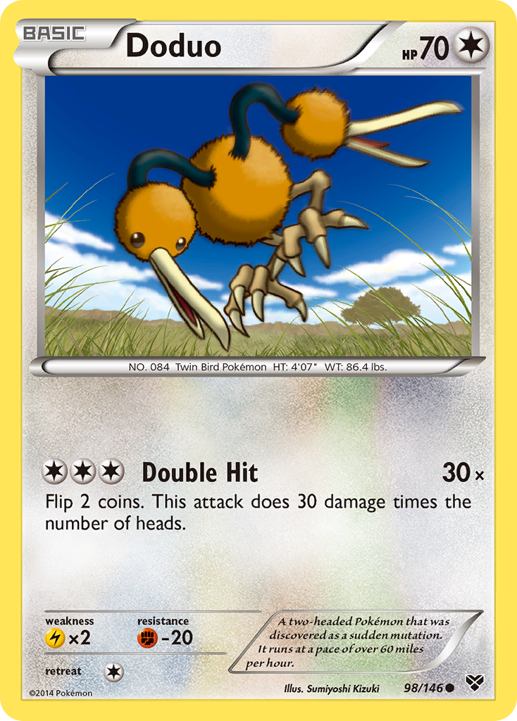 Doduo (98/146) [XY: Base Set] | Eastridge Sports Cards & Games