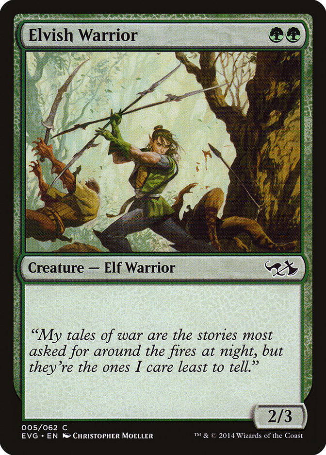 Elvish Warrior (Elves vs. Goblins) [Duel Decks Anthology] | Eastridge Sports Cards & Games