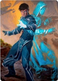 Jace, Mirror Mage 1 Art Card [Zendikar Rising Art Series] | Eastridge Sports Cards & Games