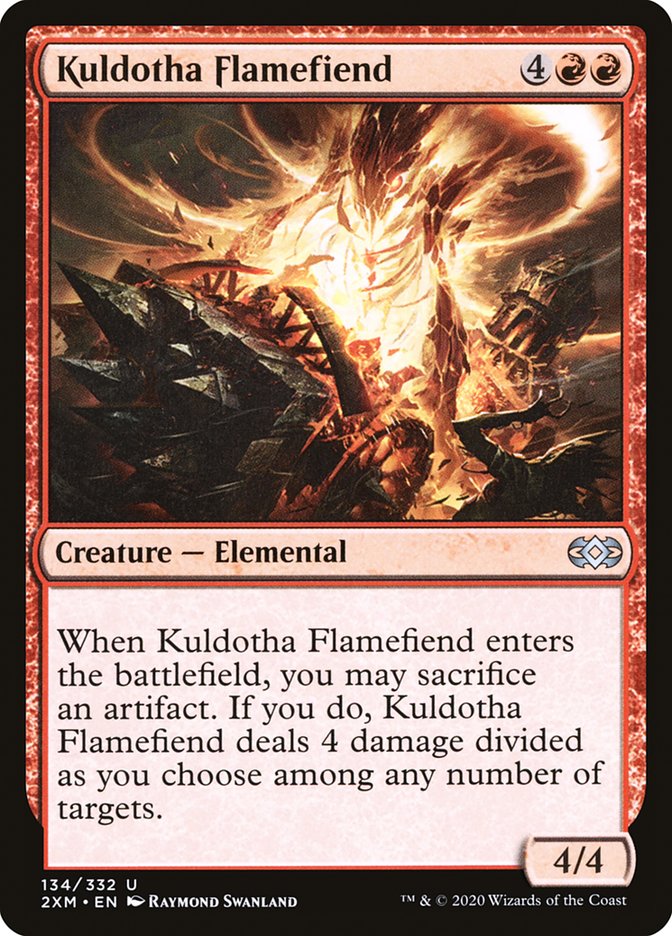Kuldotha Flamefiend [Double Masters] | Eastridge Sports Cards & Games