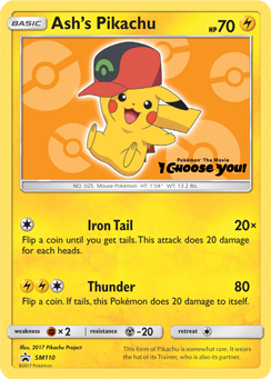 Ash's Pikachu (SM110) [Sun & Moon: Black Star Promos] | Eastridge Sports Cards & Games