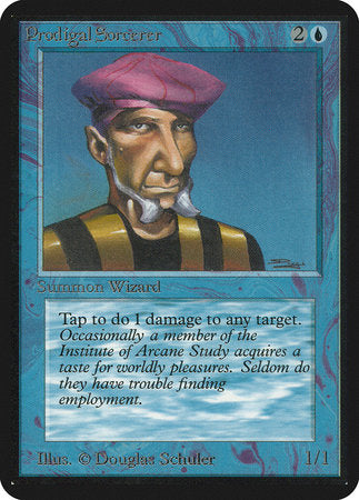 Prodigal Sorcerer [Limited Edition Alpha] | Eastridge Sports Cards & Games