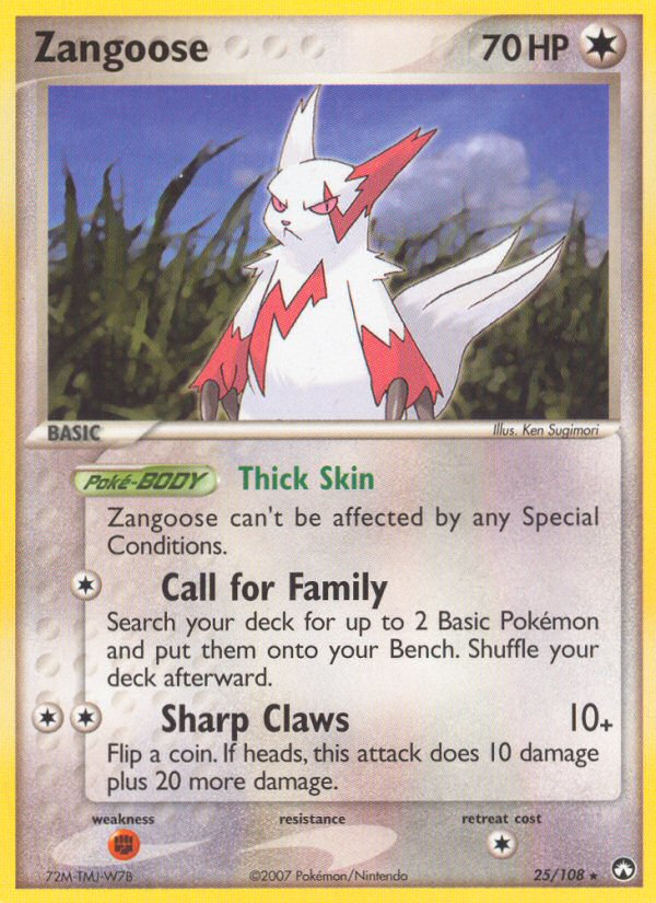 Zangoose (25/108) [EX: Power Keepers] | Eastridge Sports Cards & Games