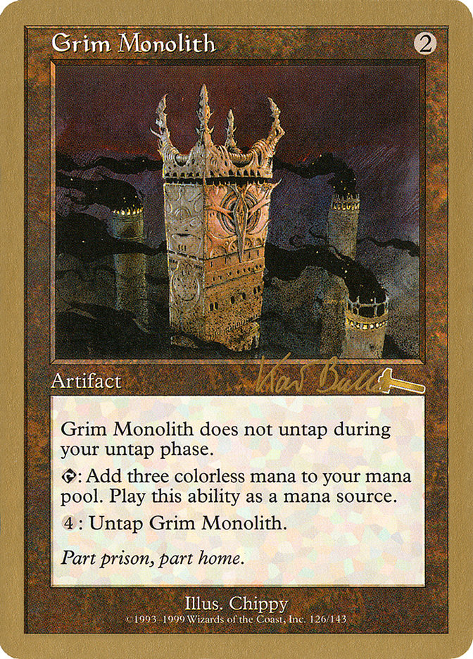 Grim Monolith (Kai Budde) [World Championship Decks 1999] | Eastridge Sports Cards & Games