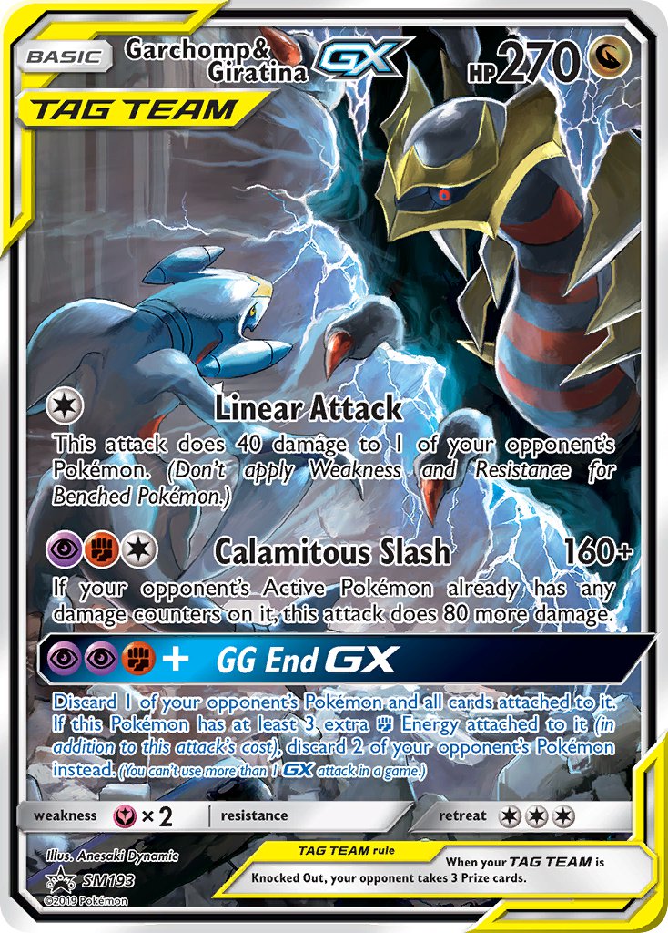 Garchomp & Giratina GX (SM193) [Sun & Moon: Black Star Promos] | Eastridge Sports Cards & Games