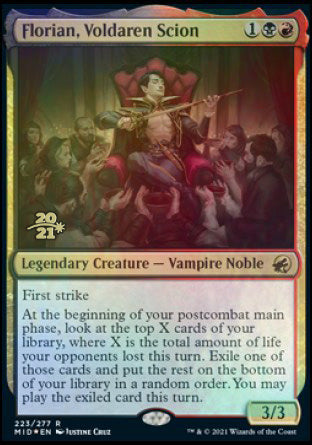 Florian, Voldaren Scion [Innistrad: Midnight Hunt Prerelease Promos] | Eastridge Sports Cards & Games