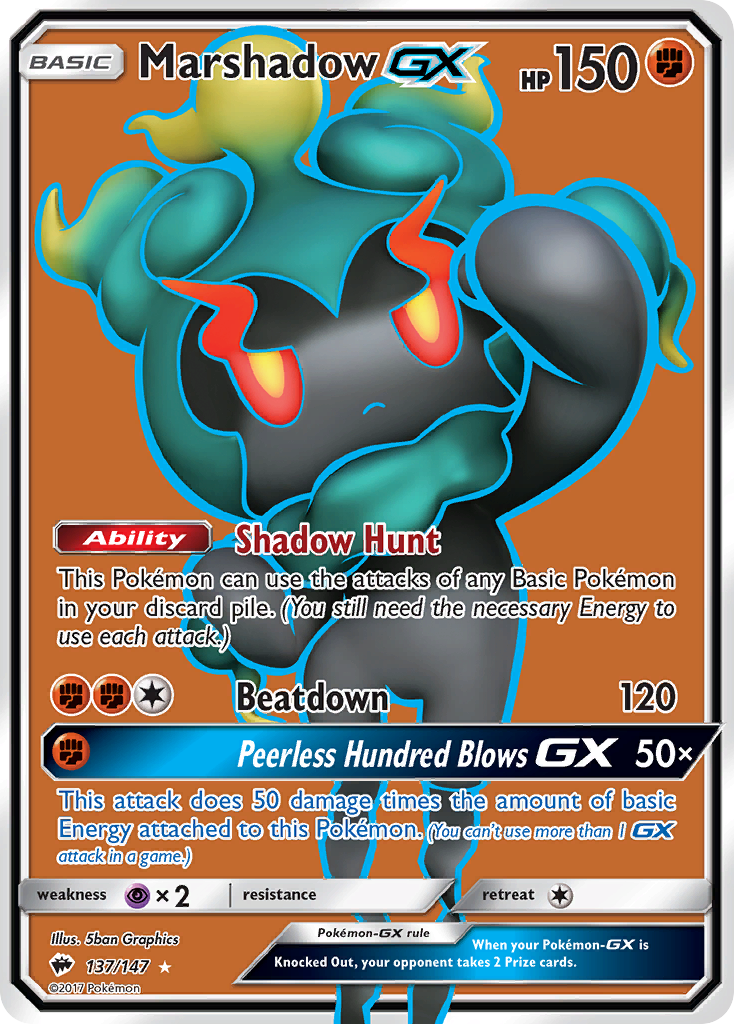 Marshadow GX (137/147) [Sun & Moon: Burning Shadows] | Eastridge Sports Cards & Games