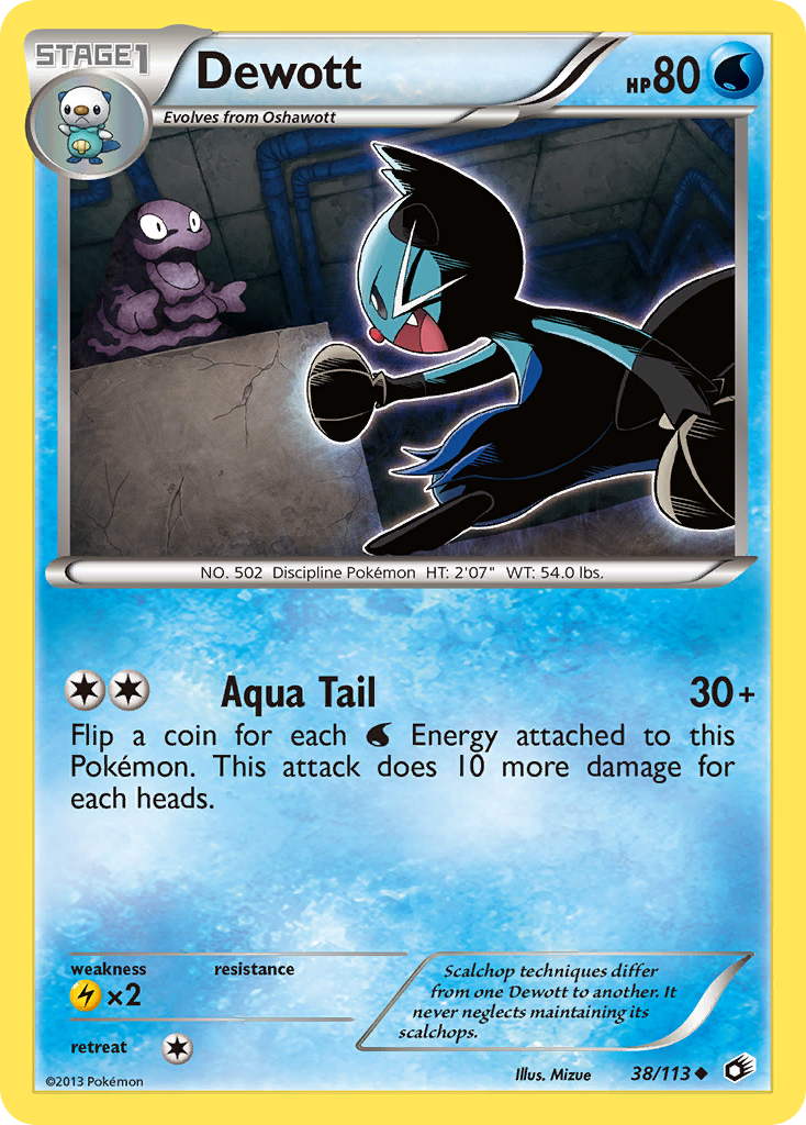 Dewott (38/113) [Black & White: Legendary Treasures] | Eastridge Sports Cards & Games