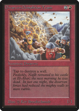 Dwarven Demolition Team [Limited Edition Beta] | Eastridge Sports Cards & Games