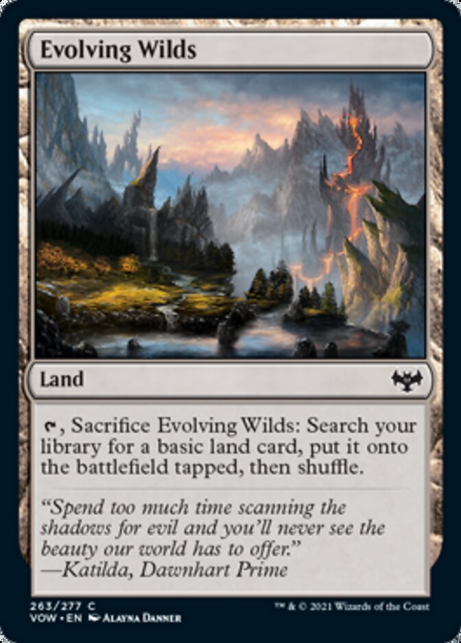 Evolving Wilds [Innistrad: Crimson Vow] | Eastridge Sports Cards & Games
