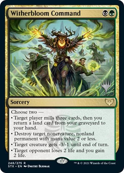 Witherbloom Command (Promo Pack) [Strixhaven: School of Mages Promos] | Eastridge Sports Cards & Games