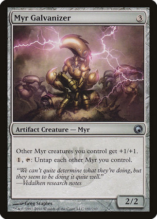 Myr Galvanizer [Scars of Mirrodin] | Eastridge Sports Cards & Games