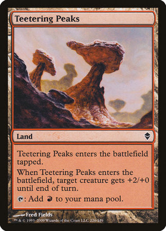 Teetering Peaks [Zendikar] | Eastridge Sports Cards & Games