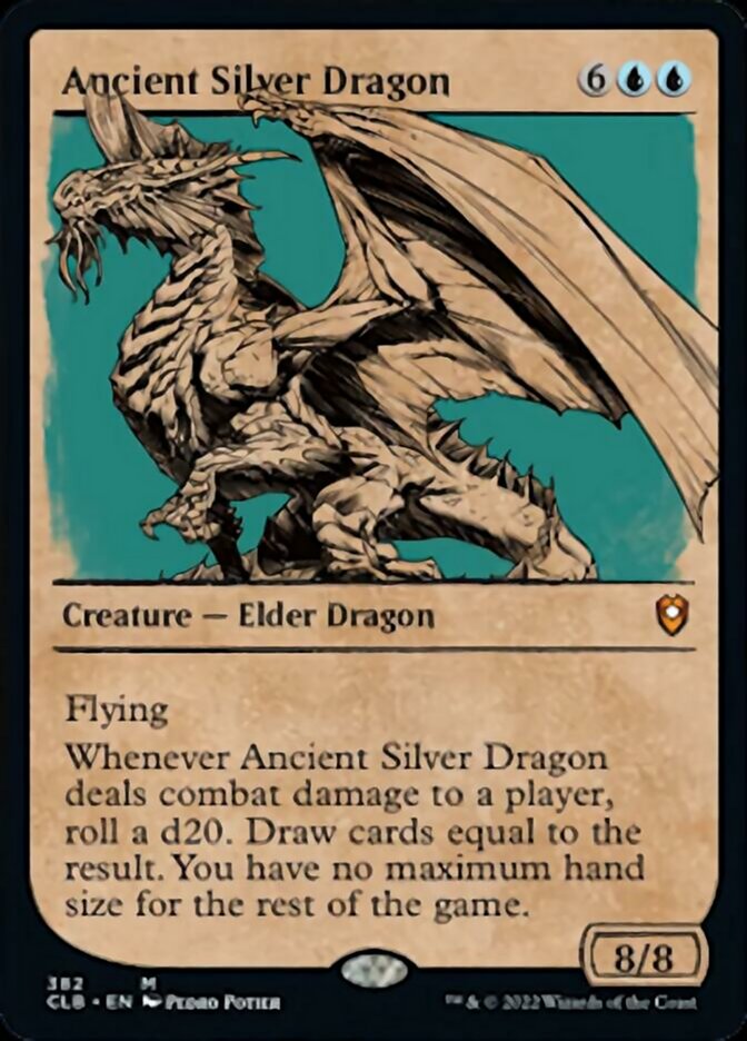 Ancient Silver Dragon (Showcase) [Commander Legends: Battle for Baldur's Gate] | Eastridge Sports Cards & Games