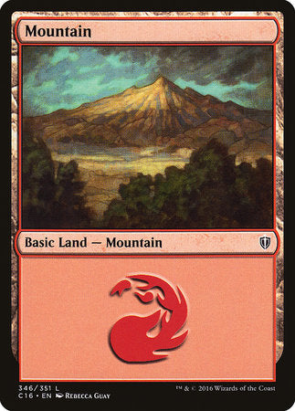Mountain (346) [Commander 2016] | Eastridge Sports Cards & Games