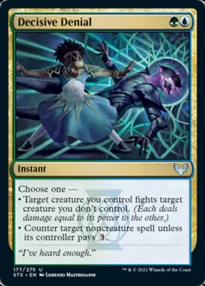 Decisive Denial [Strixhaven: School of Mages] | Eastridge Sports Cards & Games