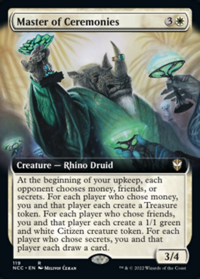 Master of Ceremonies (Extended Art) [Streets of New Capenna Commander] | Eastridge Sports Cards & Games