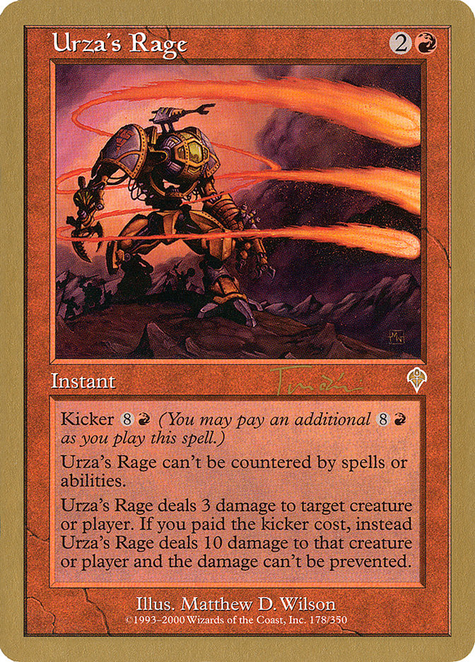 Urza's Rage (Jan Tomcani) [World Championship Decks 2001] | Eastridge Sports Cards & Games