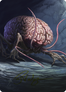 Intellect Devourer Art Card (Gold-Stamped Signature) [Commander Legends: Battle for Baldur's Gate Art Series] | Eastridge Sports Cards & Games
