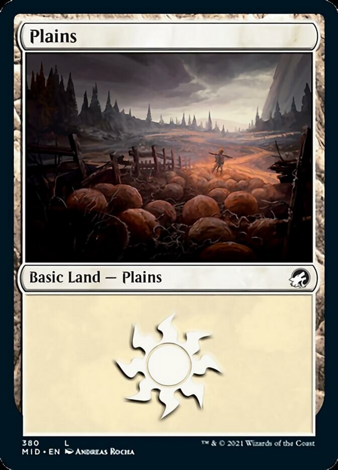 Plains (380) [Innistrad: Midnight Hunt] | Eastridge Sports Cards & Games