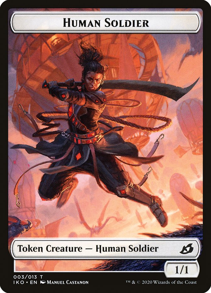 Human Soldier (003/013) [Ikoria: Lair of Behemoths Tokens] | Eastridge Sports Cards & Games