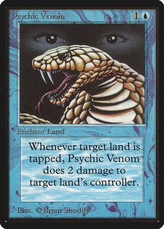 Psychic Venom [Limited Edition Beta] | Eastridge Sports Cards & Games