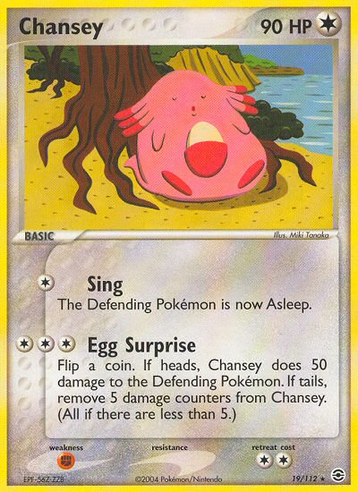 Chansey (19/112) [EX: FireRed & LeafGreen] | Eastridge Sports Cards & Games