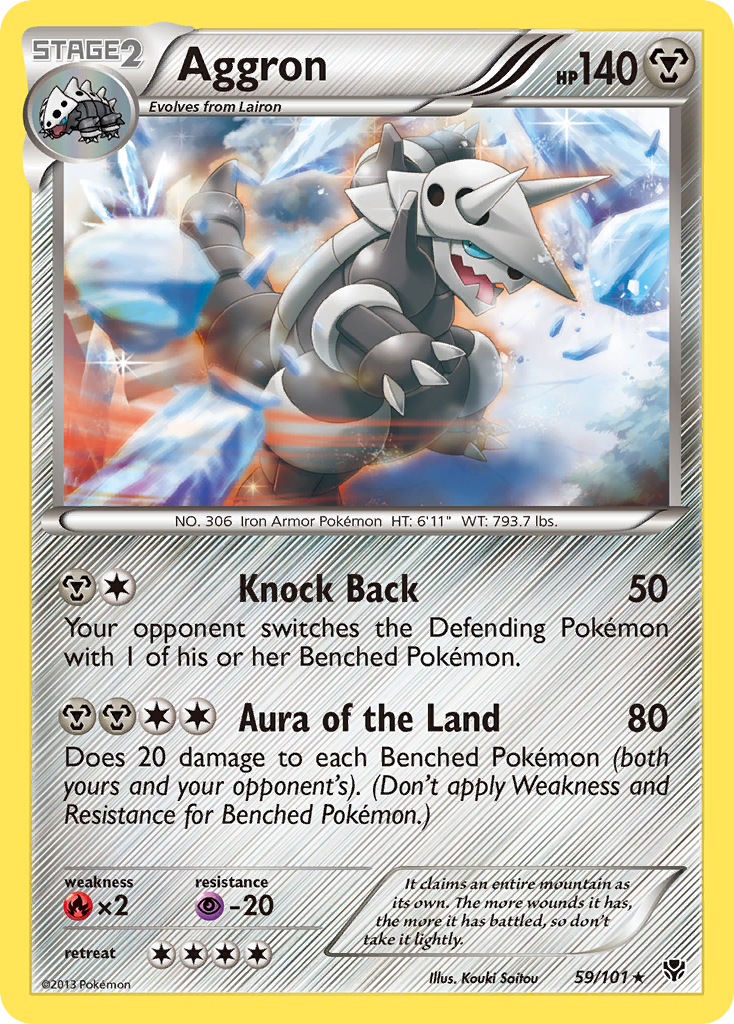 Aggron (59/101) [Black & White: Plasma Blast] | Eastridge Sports Cards & Games