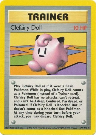 Clefairy Doll (70/102) [Base Set Unlimited] | Eastridge Sports Cards & Games