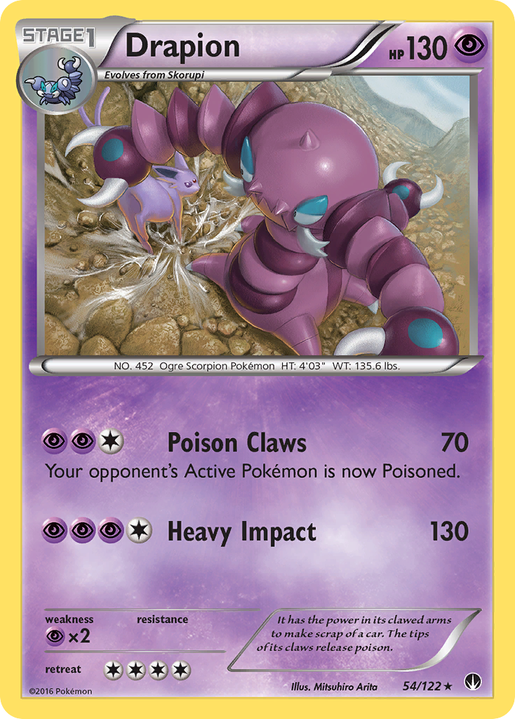 Drapion (54/122) [XY: BREAKpoint] | Eastridge Sports Cards & Games