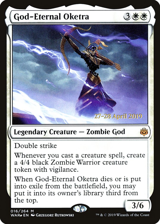 God-Eternal Oketra  [War of the Spark Prerelease Promos] | Eastridge Sports Cards & Games