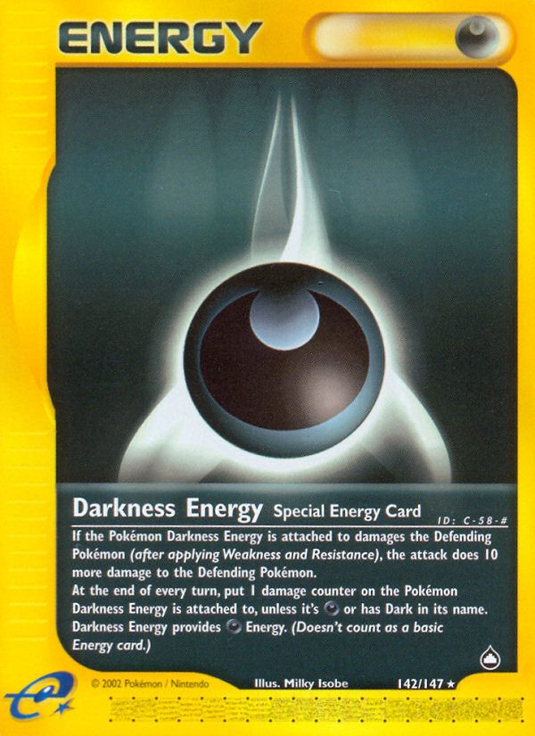 Darkness Energy (142/147) [Aquapolis] | Eastridge Sports Cards & Games