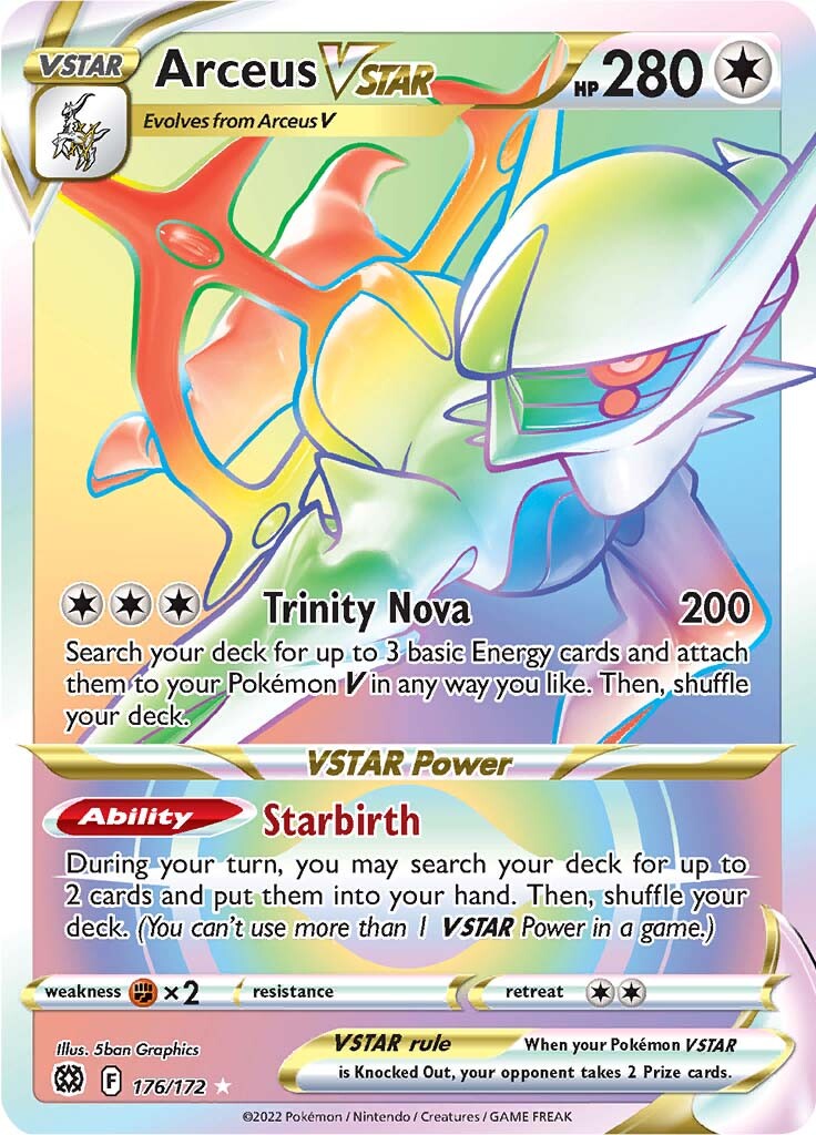 Arceus VSTAR (176/172) [Sword & Shield: Brilliant Stars] | Eastridge Sports Cards & Games