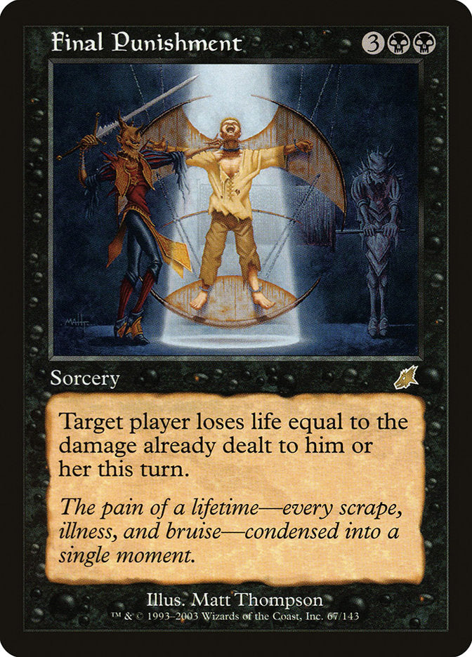 Final Punishment [Scourge] | Eastridge Sports Cards & Games