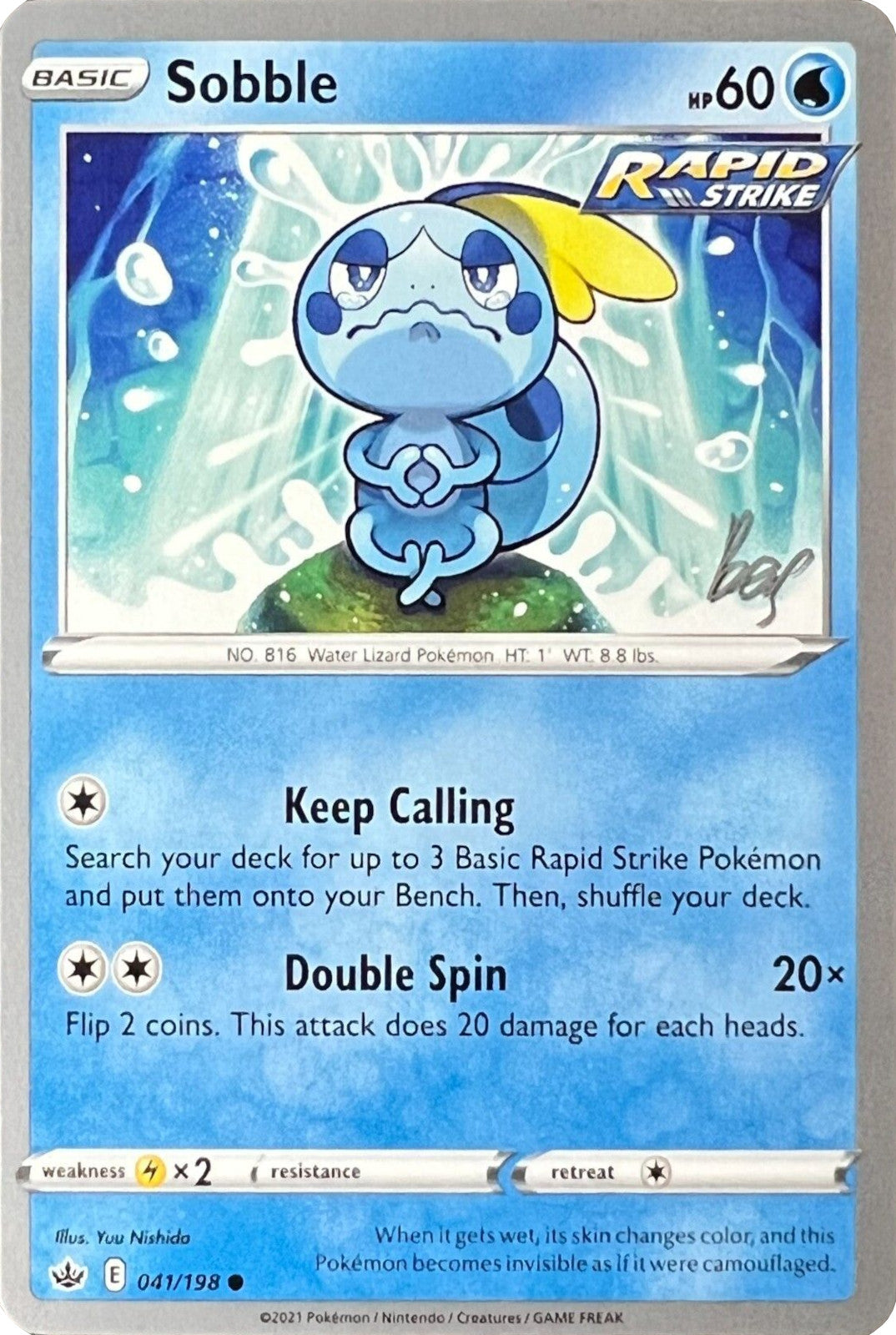 Sobble (041/198) (Cheryl Again - Sebastian Lashmet) [World Championships 2022] | Eastridge Sports Cards & Games