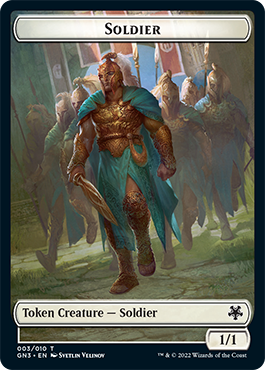 Soldier // Elf Warrior Double-Sided Token [Game Night: Free-for-All Tokens] | Eastridge Sports Cards & Games