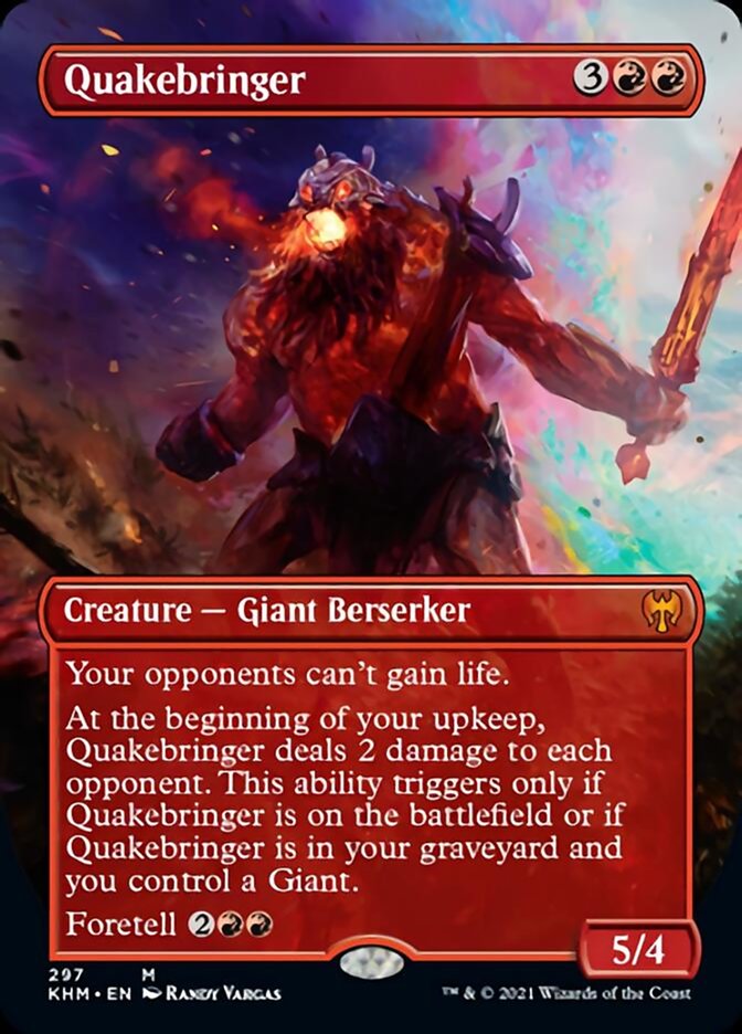 Quakebringer (Borderless Alternate Art) [Kaldheim] | Eastridge Sports Cards & Games