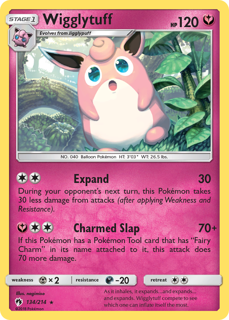 Wigglytuff (134/214) [Sun & Moon: Lost Thunder] | Eastridge Sports Cards & Games