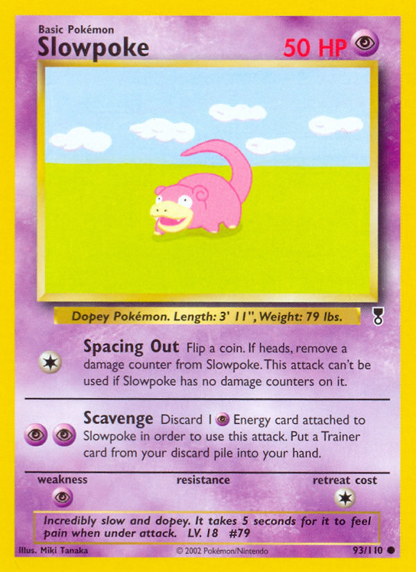 Slowpoke (93/110) [Legendary Collection] | Eastridge Sports Cards & Games