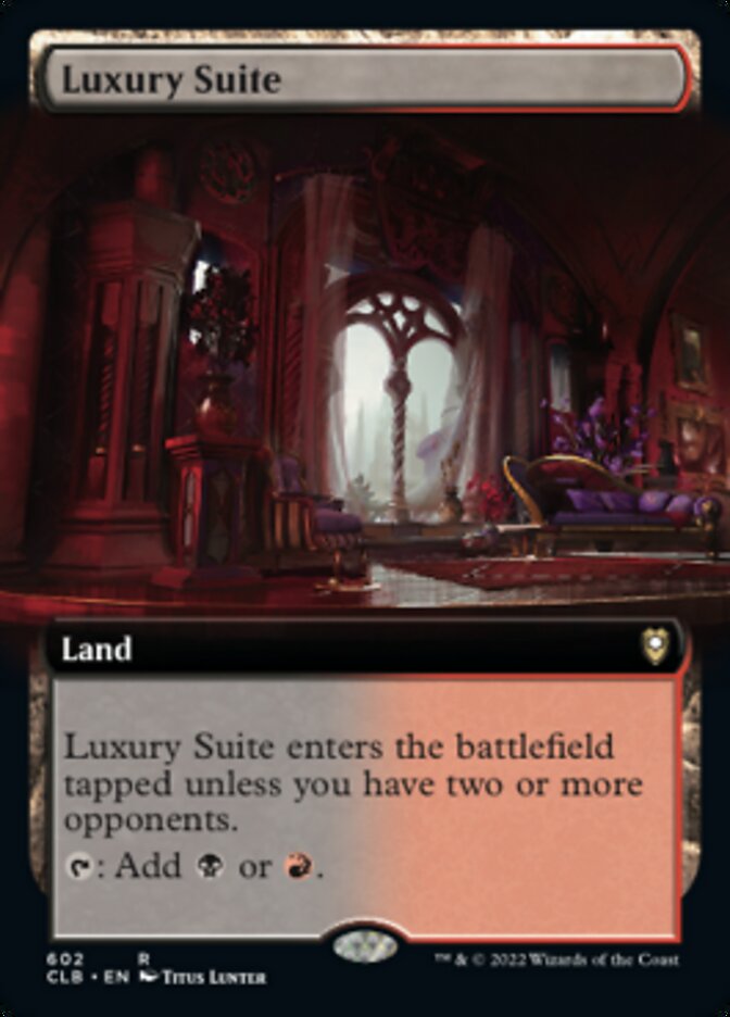 Luxury Suite (Extended Art) [Commander Legends: Battle for Baldur's Gate] | Eastridge Sports Cards & Games