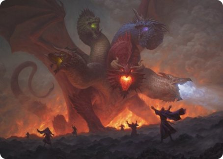 Tiamat Art Card [Dungeons & Dragons: Adventures in the Forgotten Realms Art Series] | Eastridge Sports Cards & Games