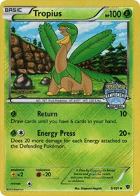 Tropius (5/101) (National Championship Staff Promo) [Black & White: Plasma Blast] | Eastridge Sports Cards & Games